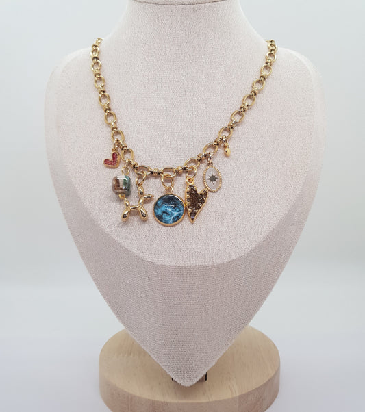 Collier Charms Artisanal Aude