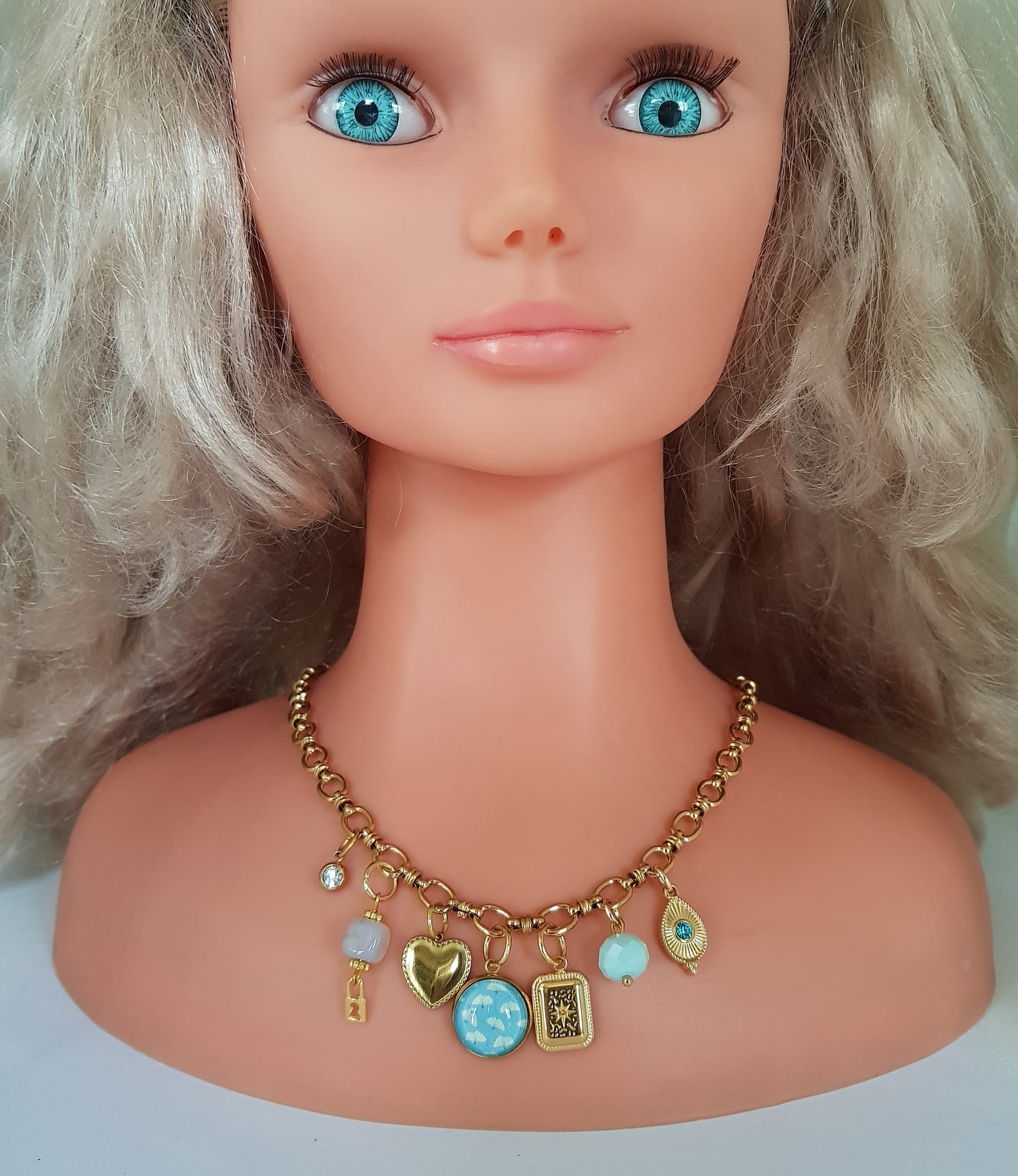 Collier Charms Artisanal Jade