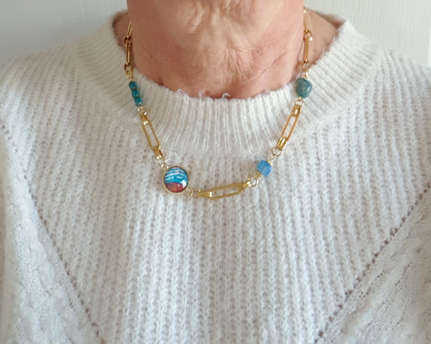 Collier Charms Artisanal Salma