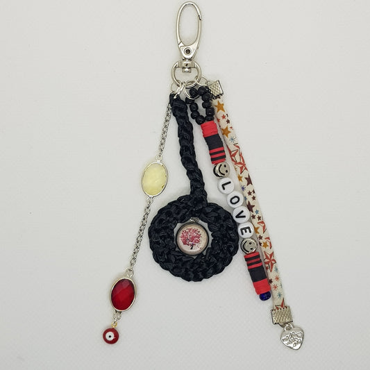 Bijou de Sac Artisanal Love Argent