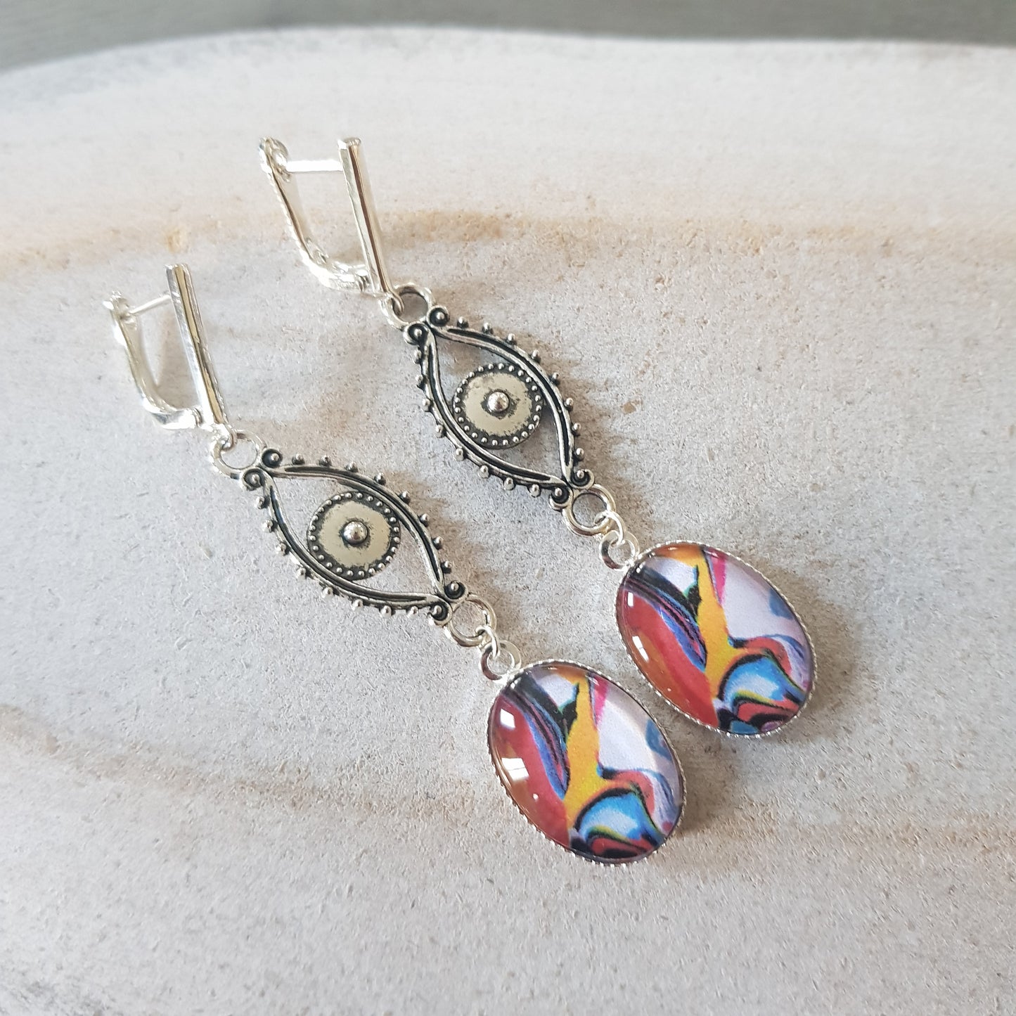 Boucle d'Oreille Artisanale Anaé