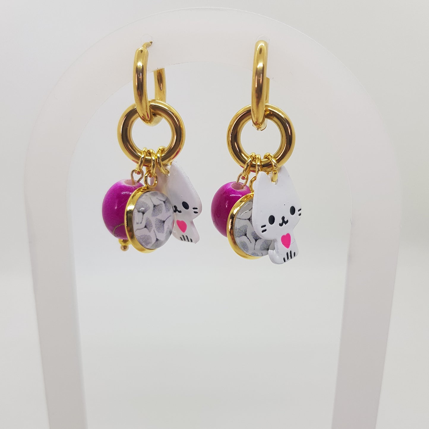 Boucle d'Oreille Artisanale Créole Adeline