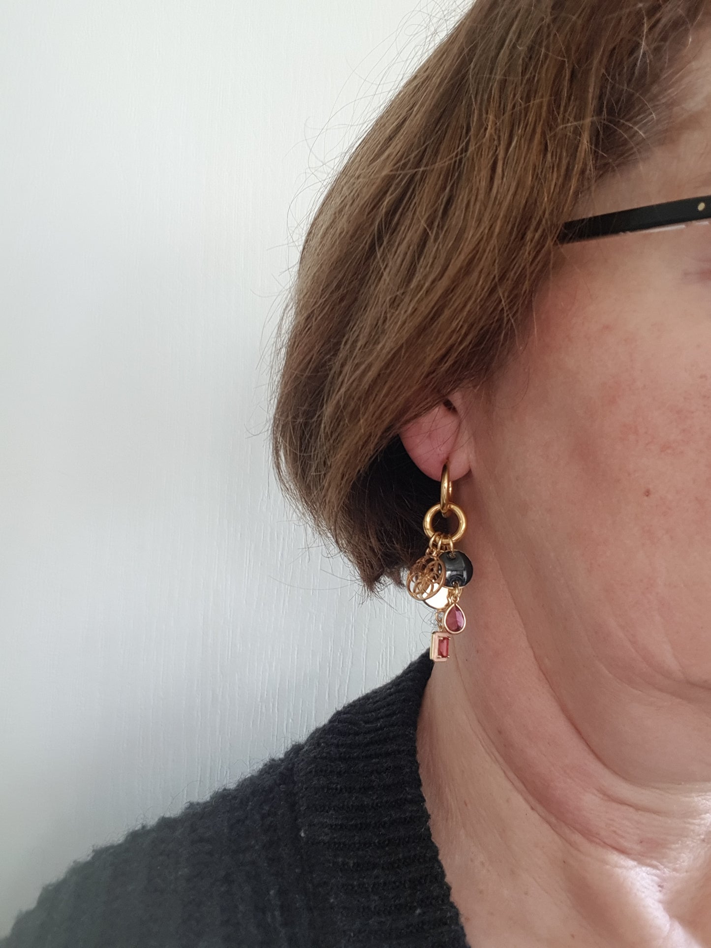 Boucle d'Oreille Artisanale Créole Amani