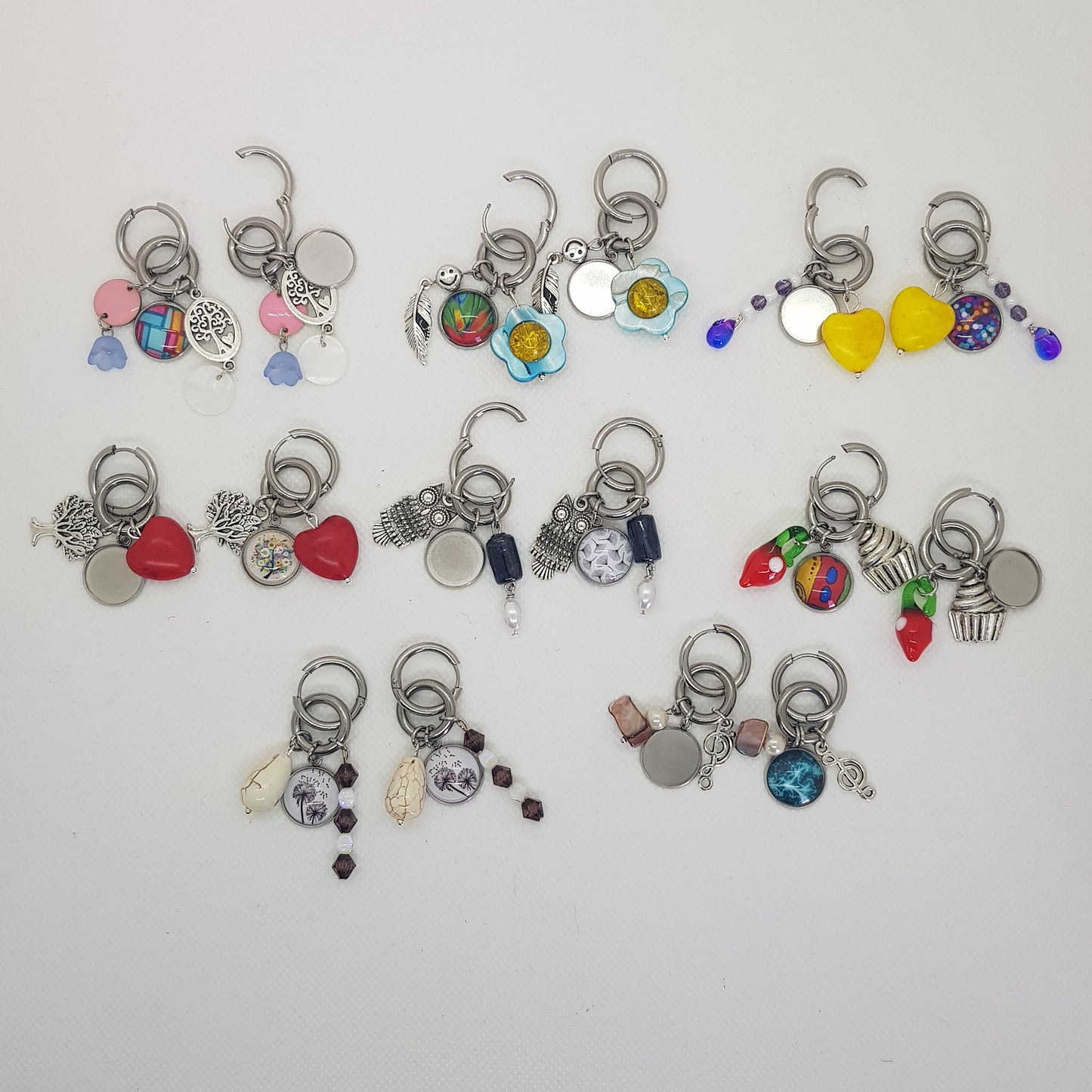 Boucle d'Oreille Artisanale Créole Fidji