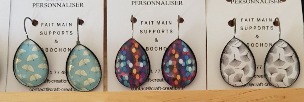 Boucle d'Oreille Artisanale Kéo