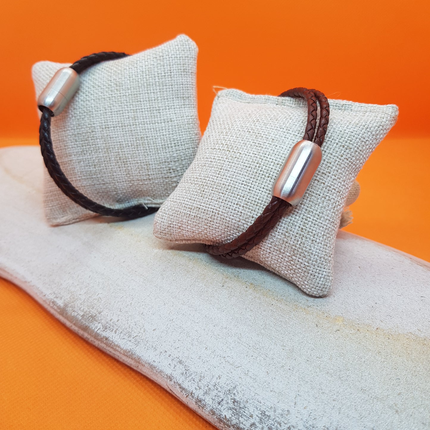 Bracelet Artisanal Nino Cuir Fin Homme