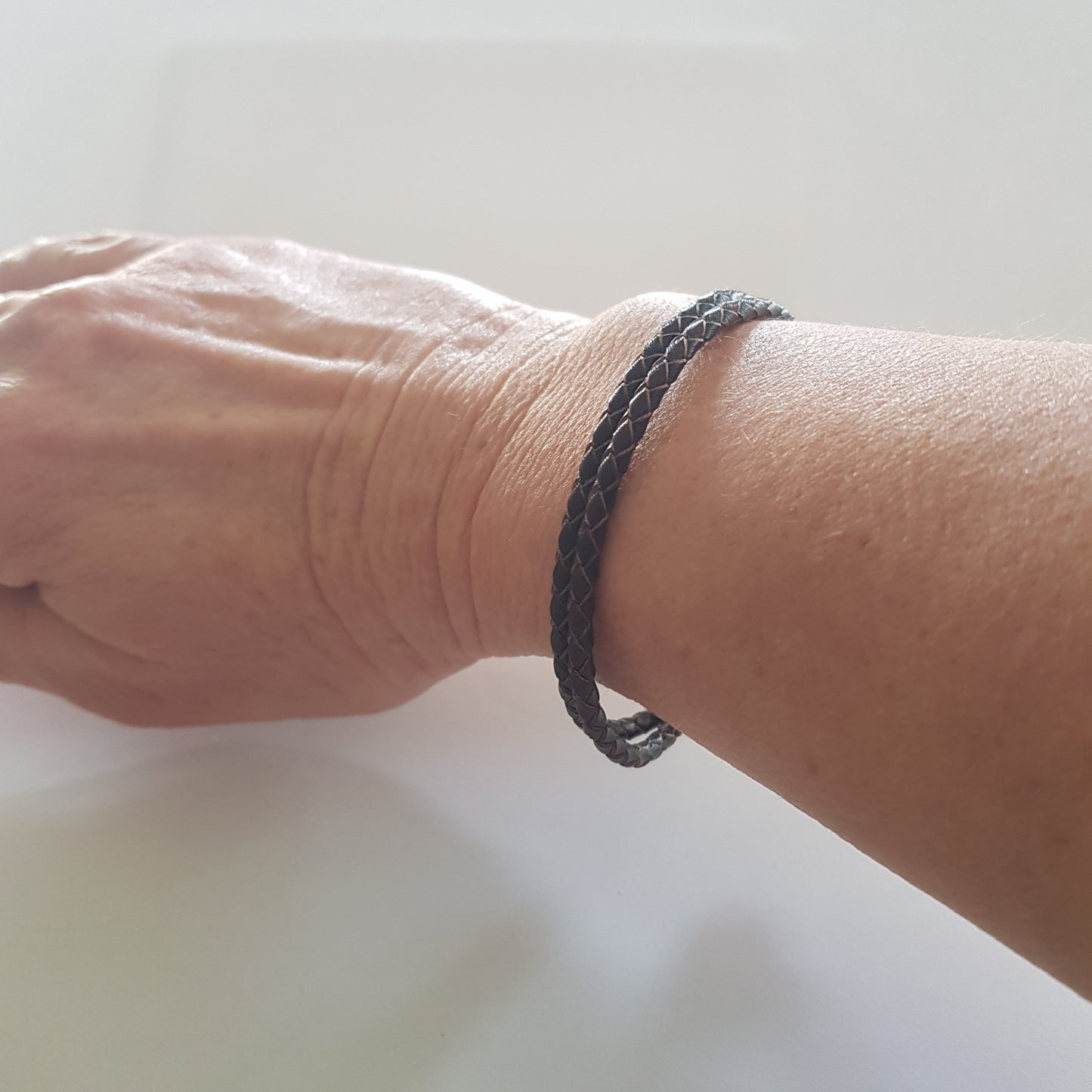 Bracelet Artisanal Nino Cuir Fin Homme