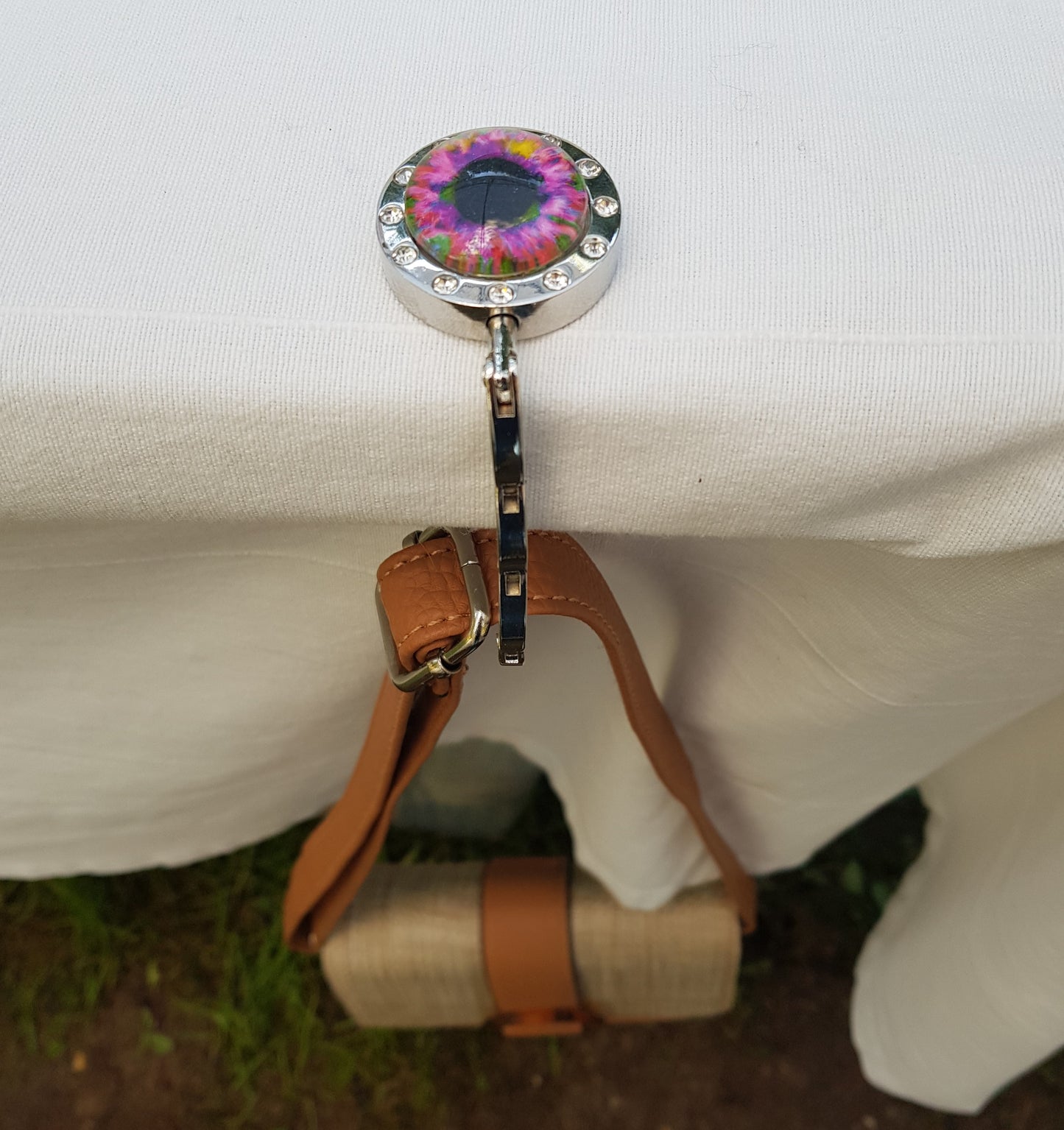 Cintre de Sac Artisanal Cléo Argent