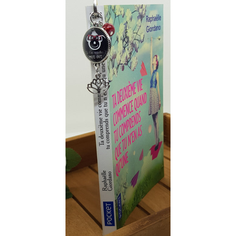 Marque-Page Artisanal Fleur de Lotus