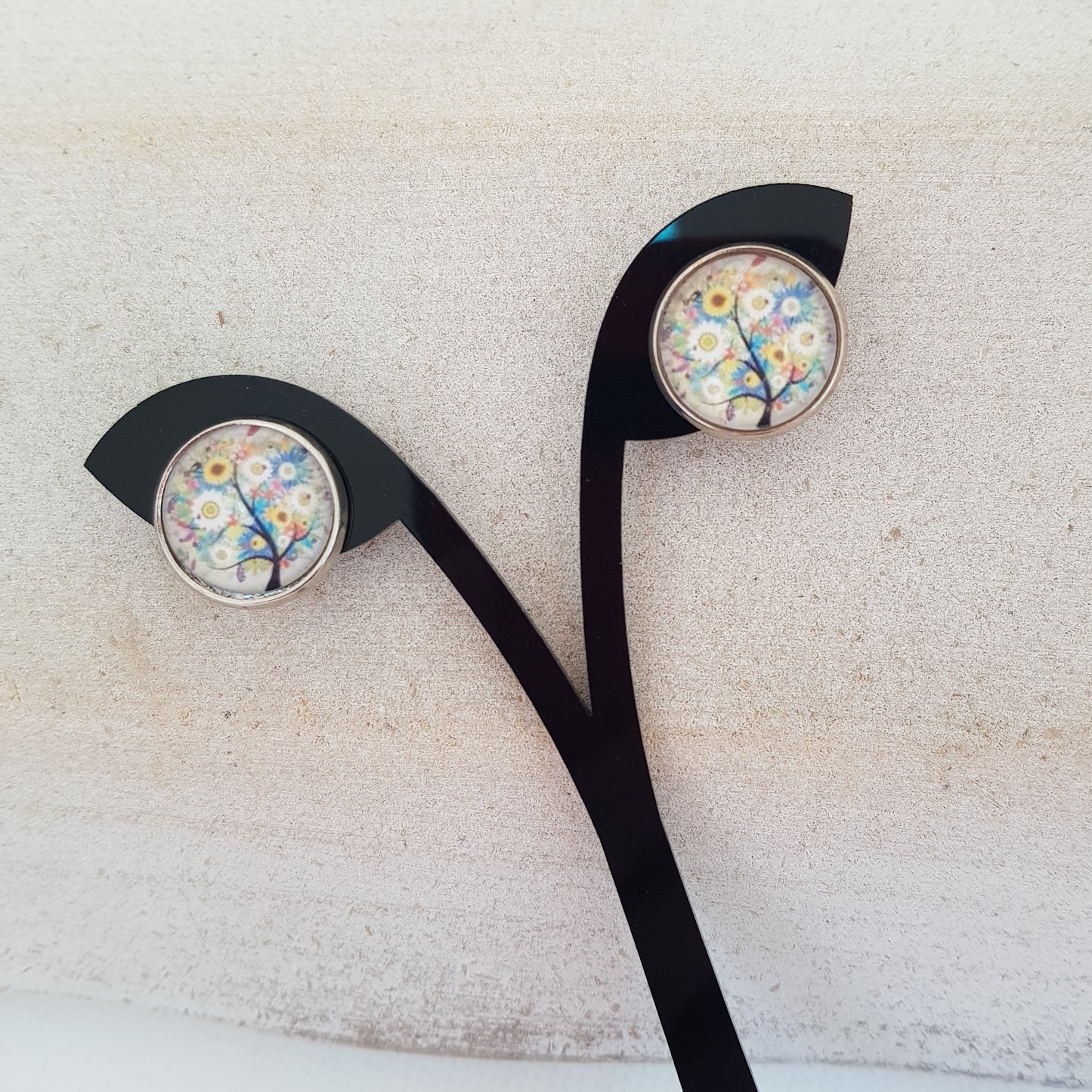 Boucle d'Oreille Clip Artisanale Tony