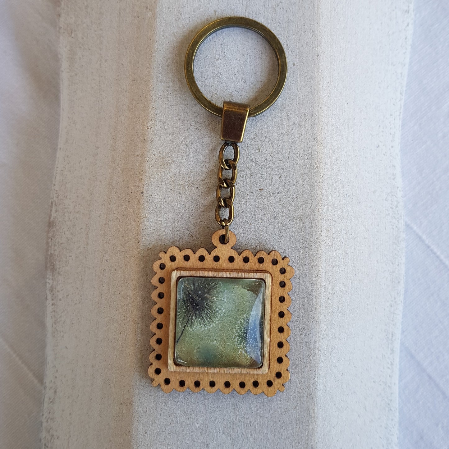 Porte - Clé Artisanal Baobab Bronze