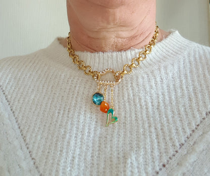 Collier Mousqueton Artisanal Aimée