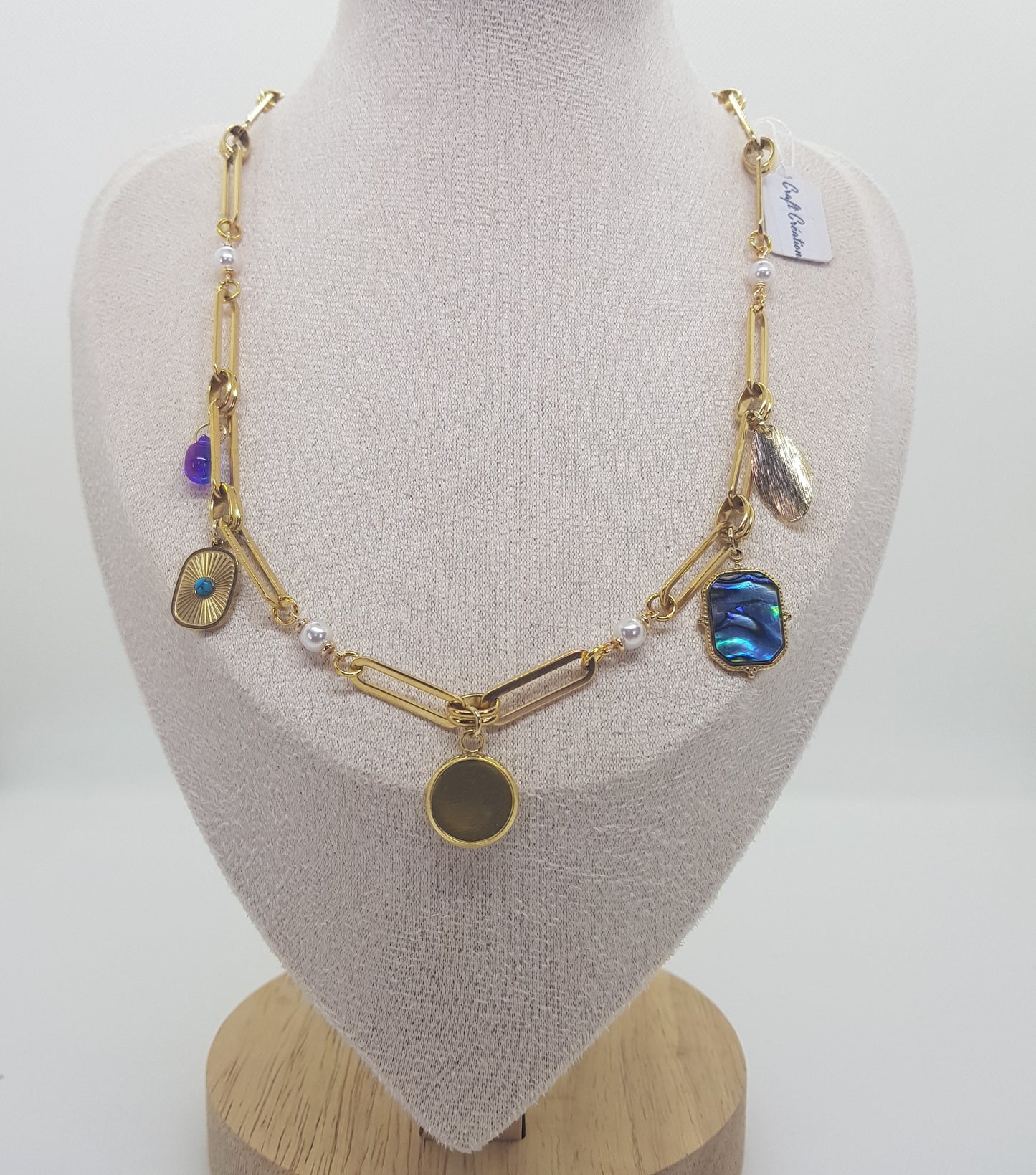 Collier Charms Artisanal Amazone