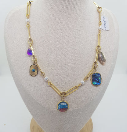 Collier Charms Artisanal Amazone