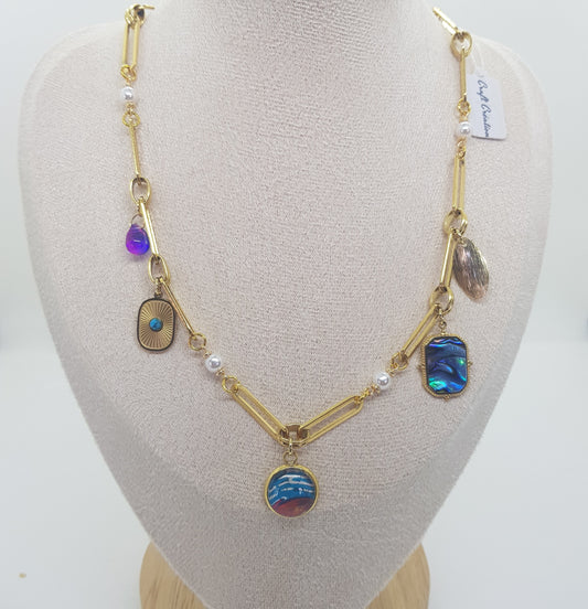 Collier Charms Artisanal Amazone