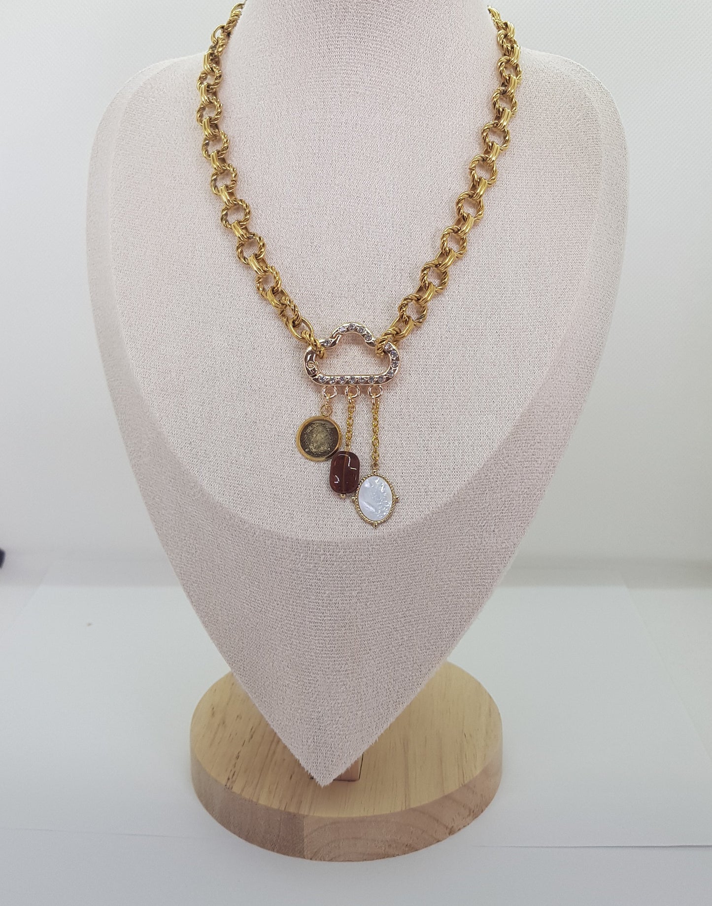 Collier Mousqueton Artisanal Cloé