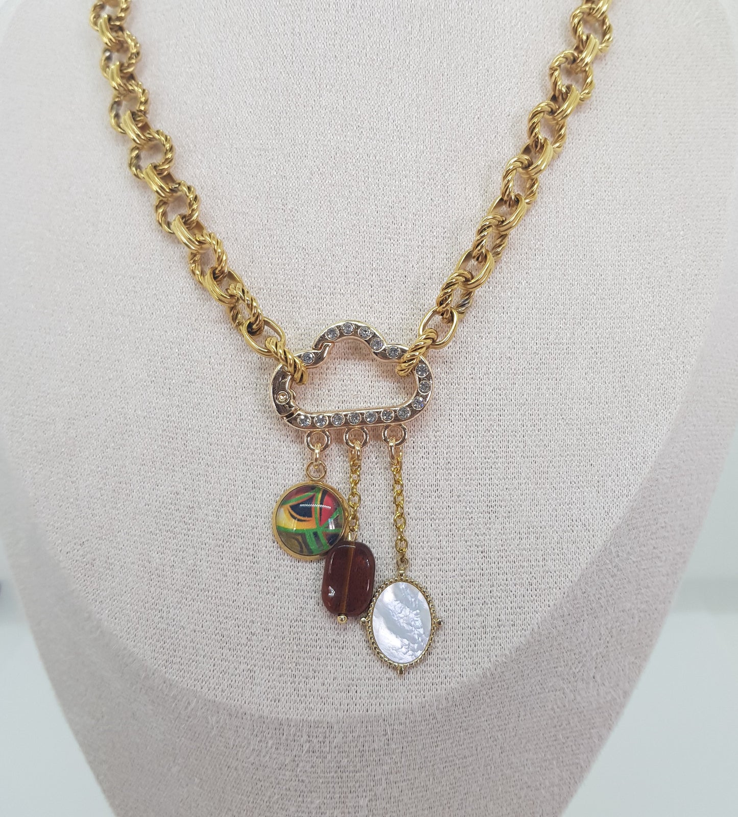 Collier Mousqueton Artisanal Cloé