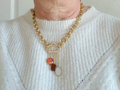 Collier Mousqueton Artisanal Cloé