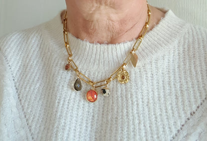 Collier Charms Artisanal Fanel