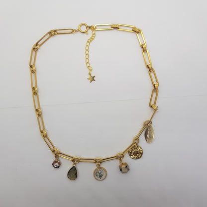 Collier Charms Artisanal Fanel