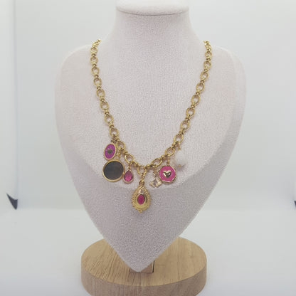 Collier Charms Artisanal Jade