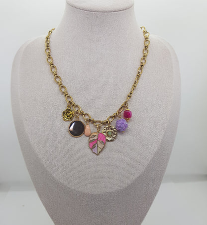 Collier Charms Artisanal Jade