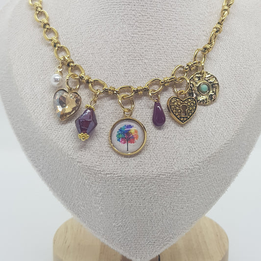 Collier Charms Artisanal Marie