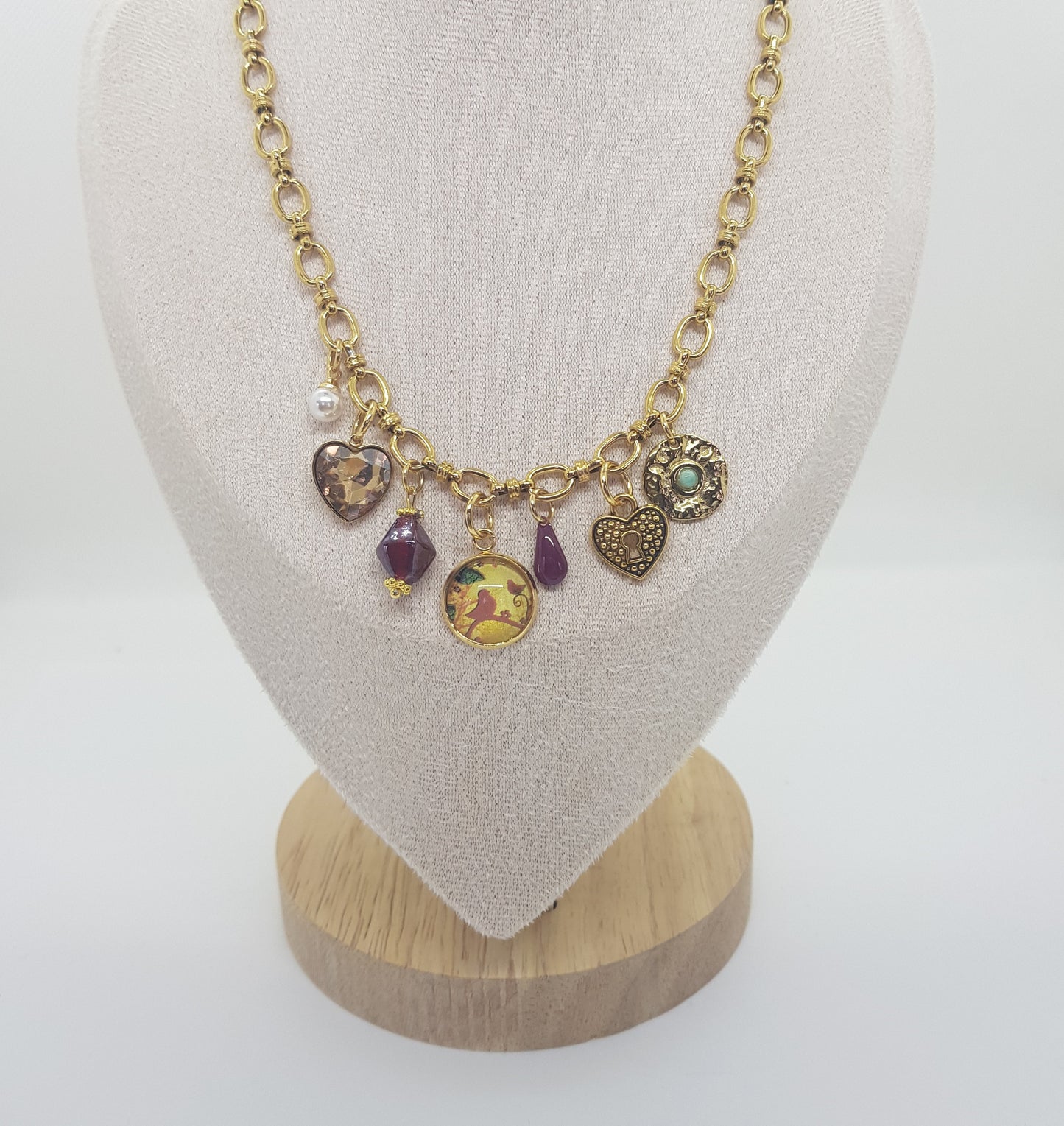 Collier Charms Artisanal Marie