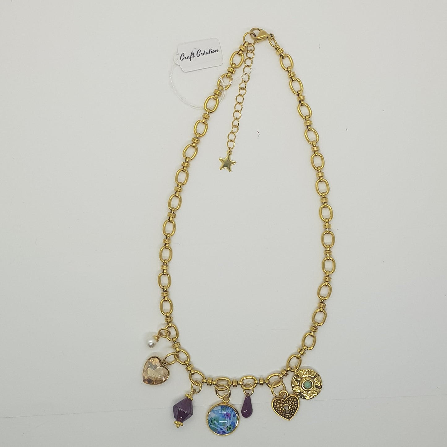 Collier Charms Artisanal Marie