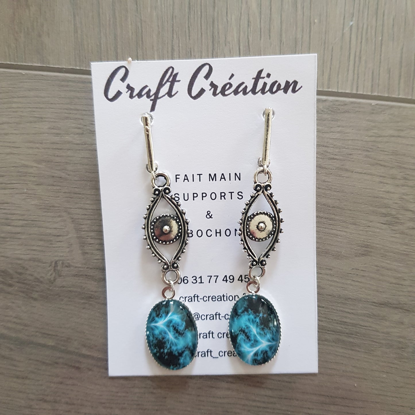 Boucle d'Oreille Artisanale Anaé