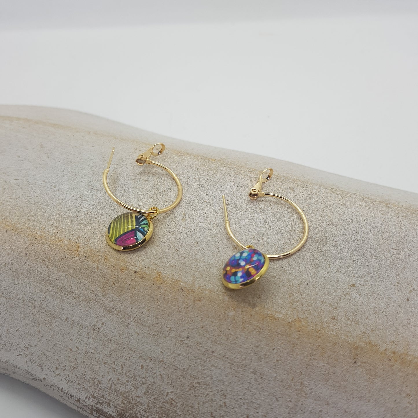 Boucle d'Oreille Artisanale Créole Elise