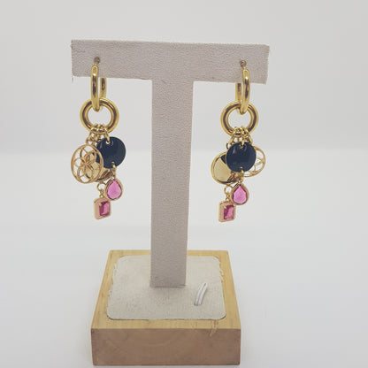 Boucle d'Oreille Artisanale Créole Amani