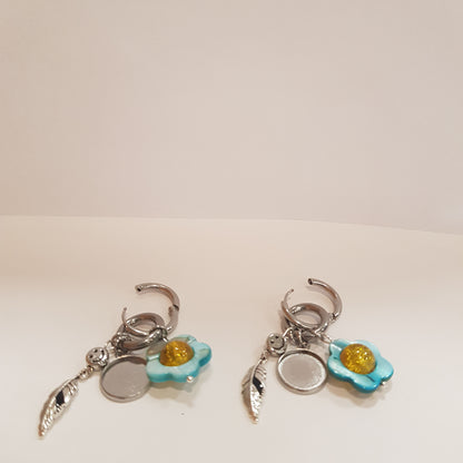 Boucle d'Oreille Artisanale Créole Chrissy