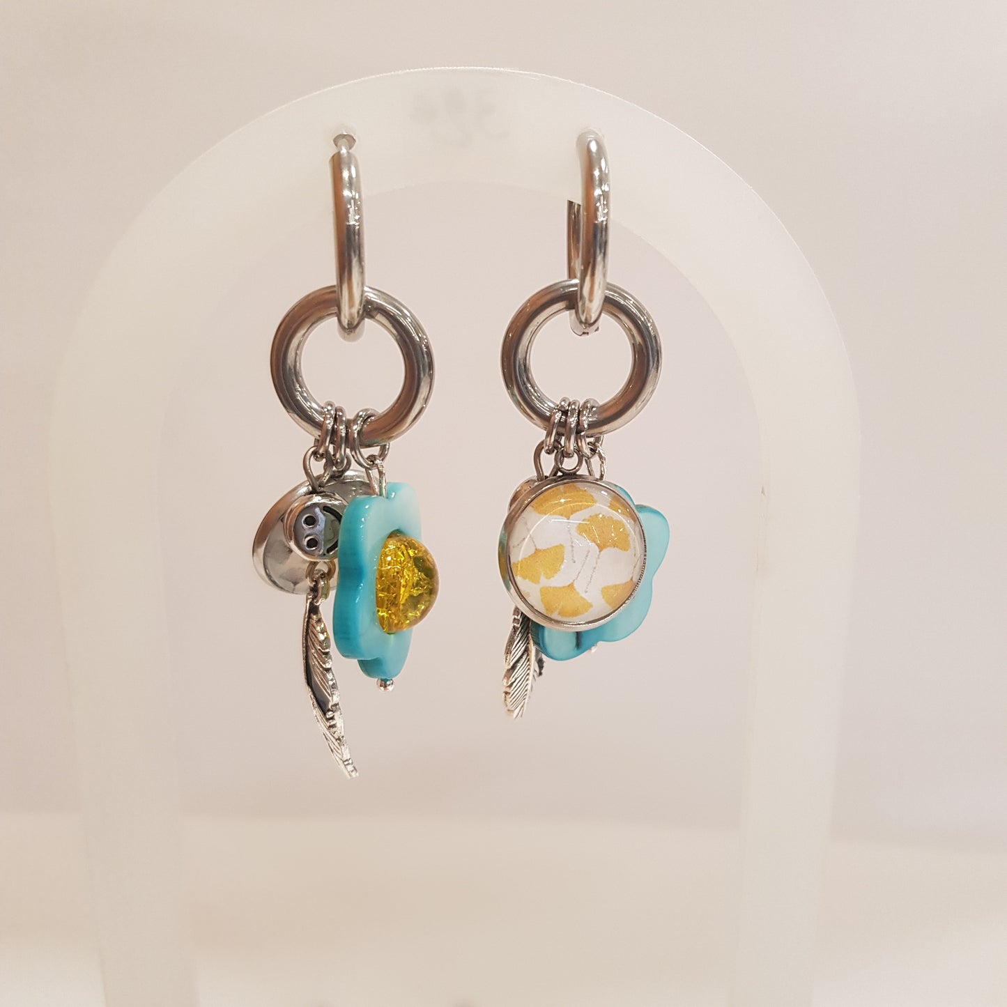 Boucle d'Oreille Artisanale Créole Chrissy