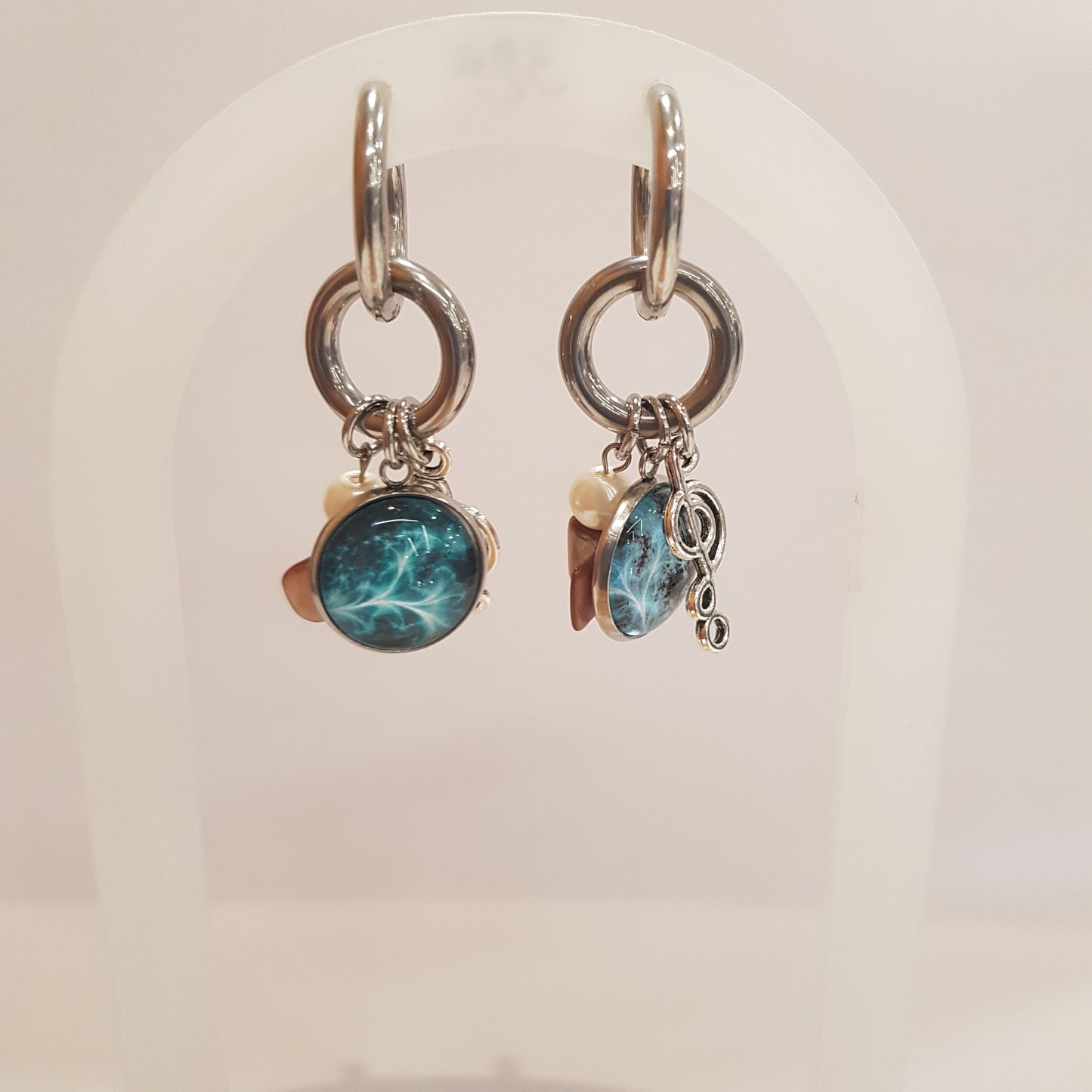 Boucle d'Oreille Artisanale Créole Mylie