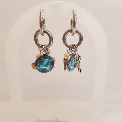 Boucle d'Oreille Artisanale Créole Mylie