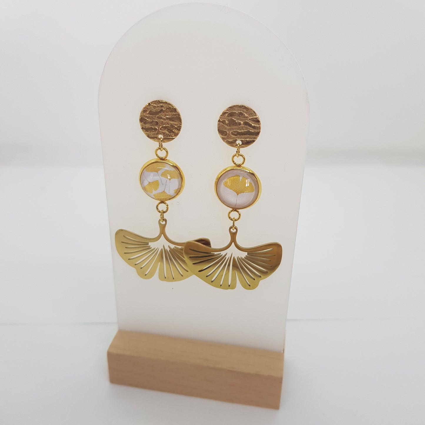 Boucle d'Oreille Artisanale Alizé