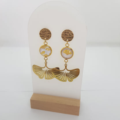 Boucle d'Oreille Artisanale Alizé