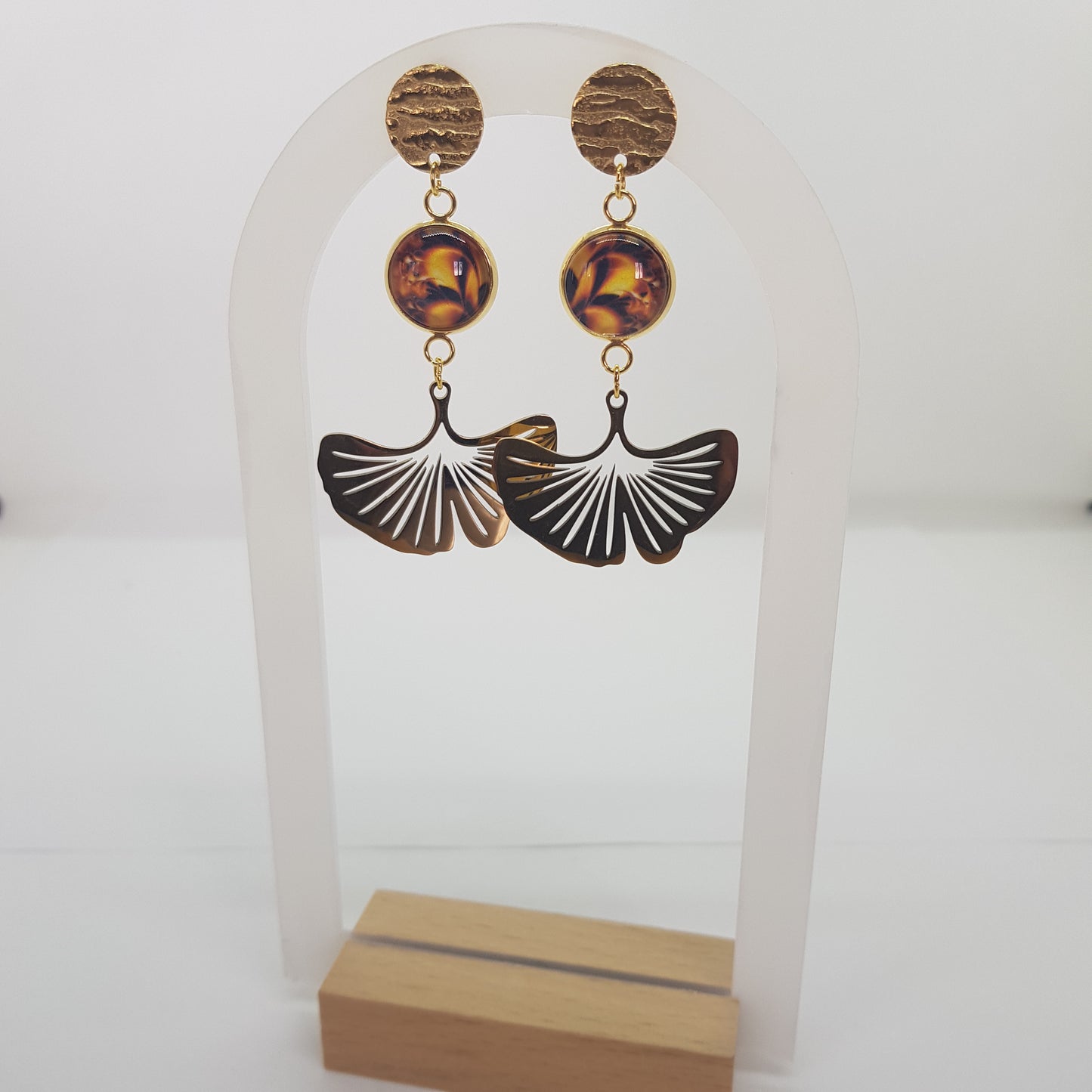 Boucle d'Oreille Artisanale Alizé