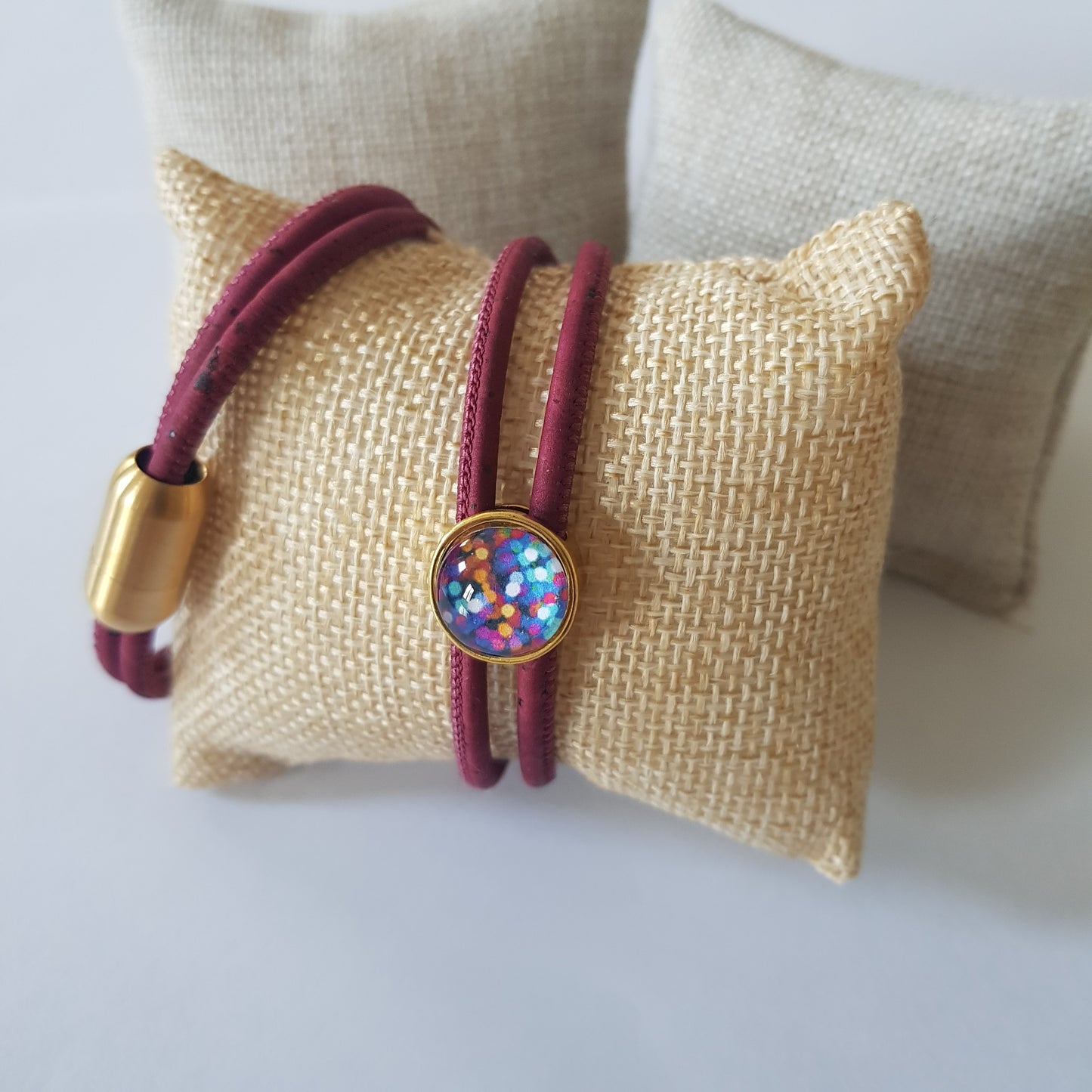 Bracelet Artisanal Danaé Liège Bordeaux