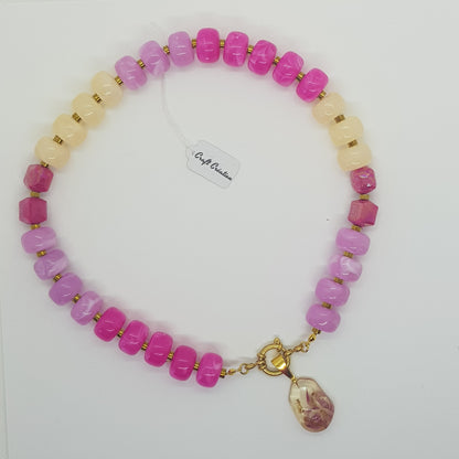 Collier Perle Artisanal Fleur