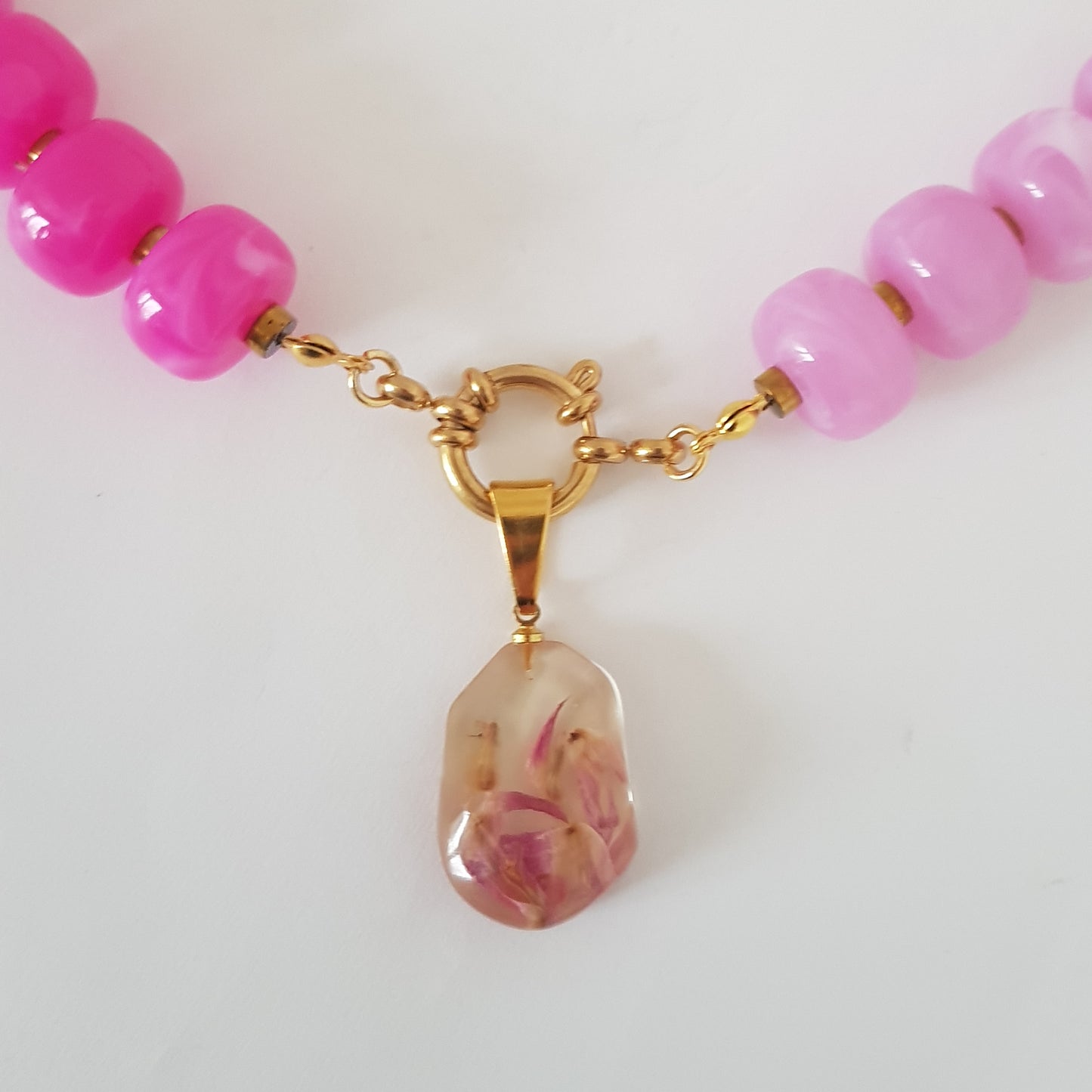 Collier Perle Artisanal Fleur
