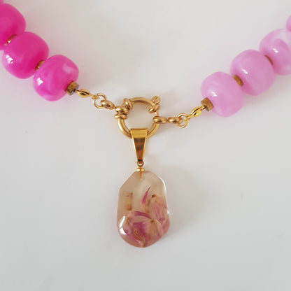 Collier Perle Artisanal Fleur