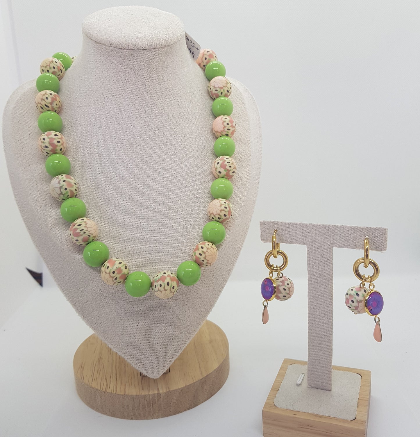 Boucle d'Oreille Artisanale Créole Amandine