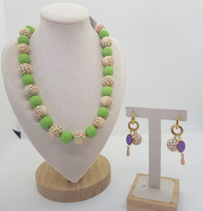 Boucle d'Oreille Artisanale Créole Amandine