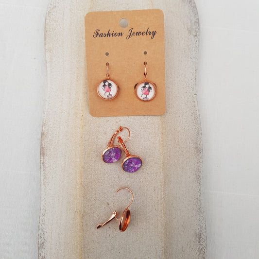 Boucle d'Oreille Artisanale Alizé