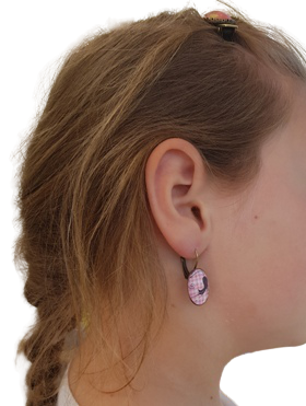 Boucle d'Oreille Artisanale  Mila