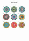Boucle d'Oreille Artisanale Adora Milfiori Bleu foncé et Bleu clair